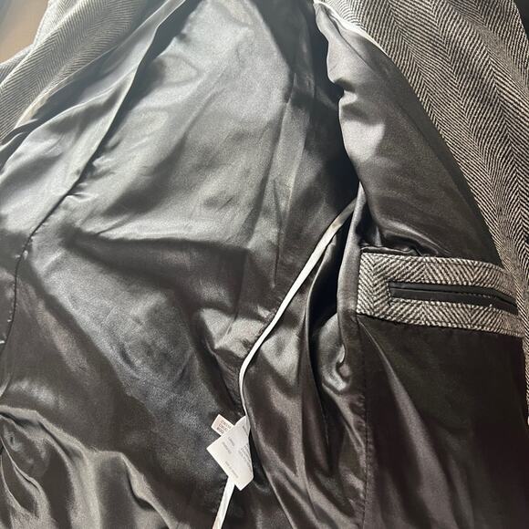 Calvin Klein Women's Herringbone Belted Coat - Picture 7 of 10